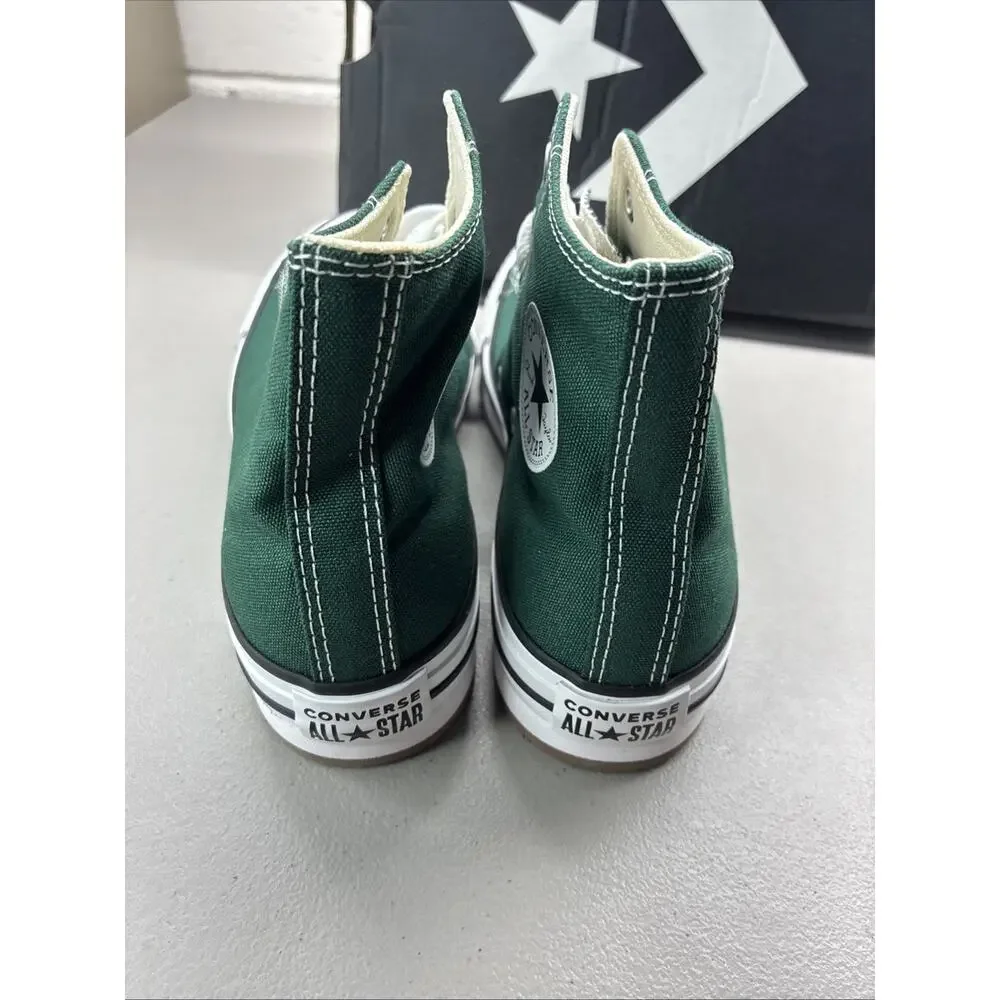 New Converse Kids Chuck Taylor All Star Size 4 Youth Forest Green |A09291F|
